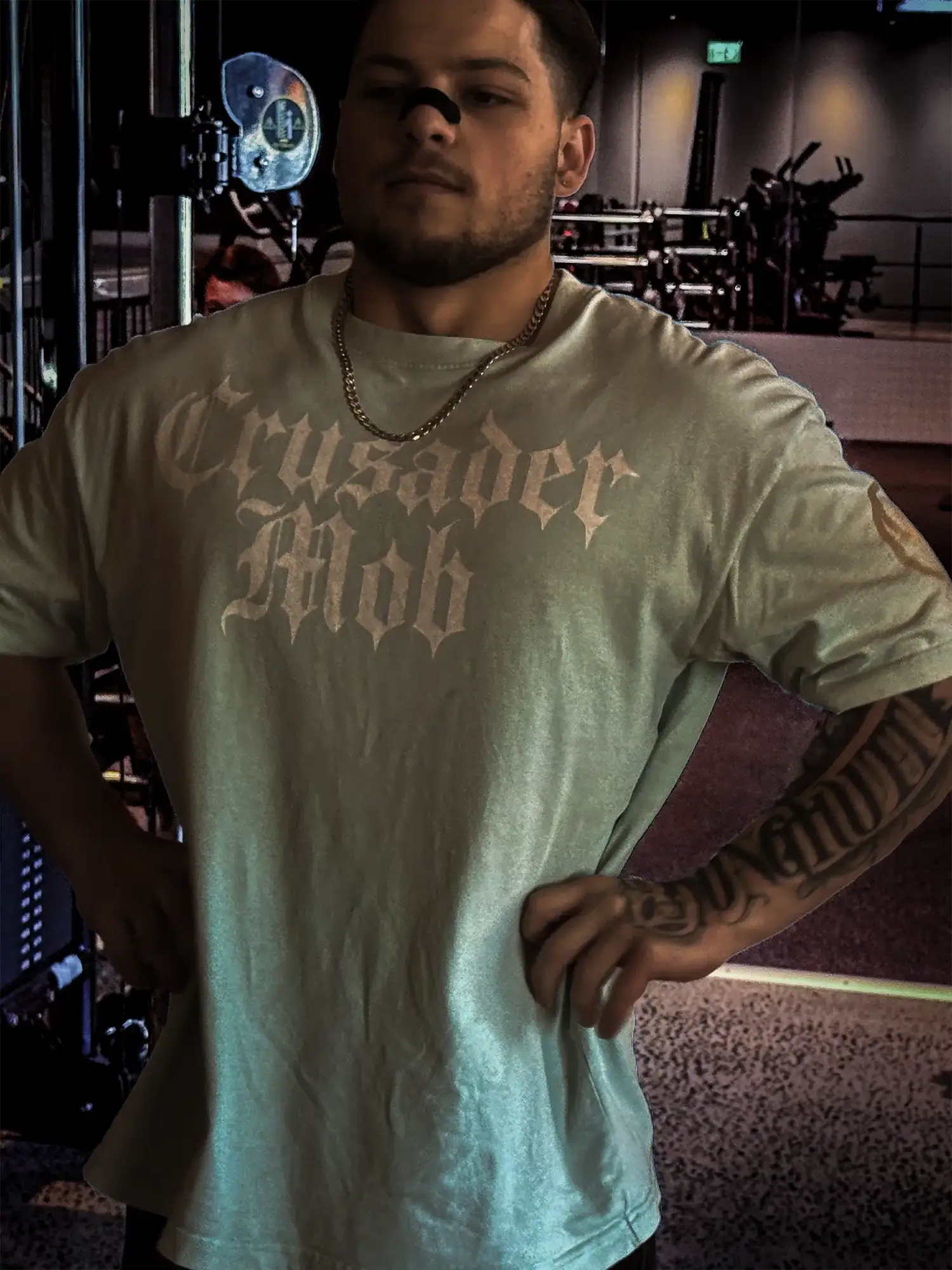 Crusader Mob: Classic | Heavyweight Oversized Tee - Image 3