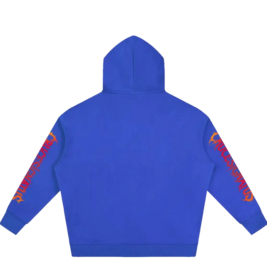 Crucesignatus - Fire | Oversize Fleeced Hoodie - Image 9
