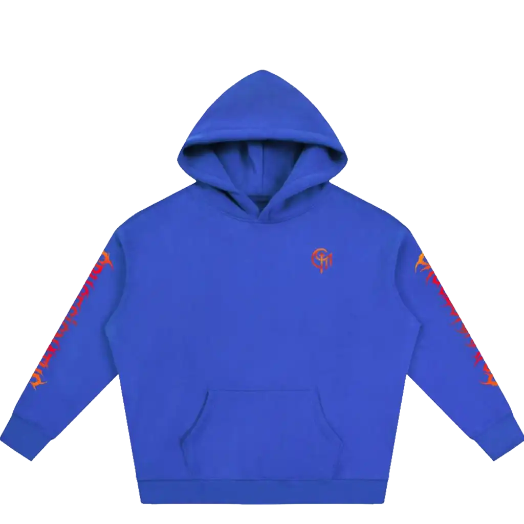 Crucesignatus - Fire | Oversize Fleeced Hoodie - Image 6