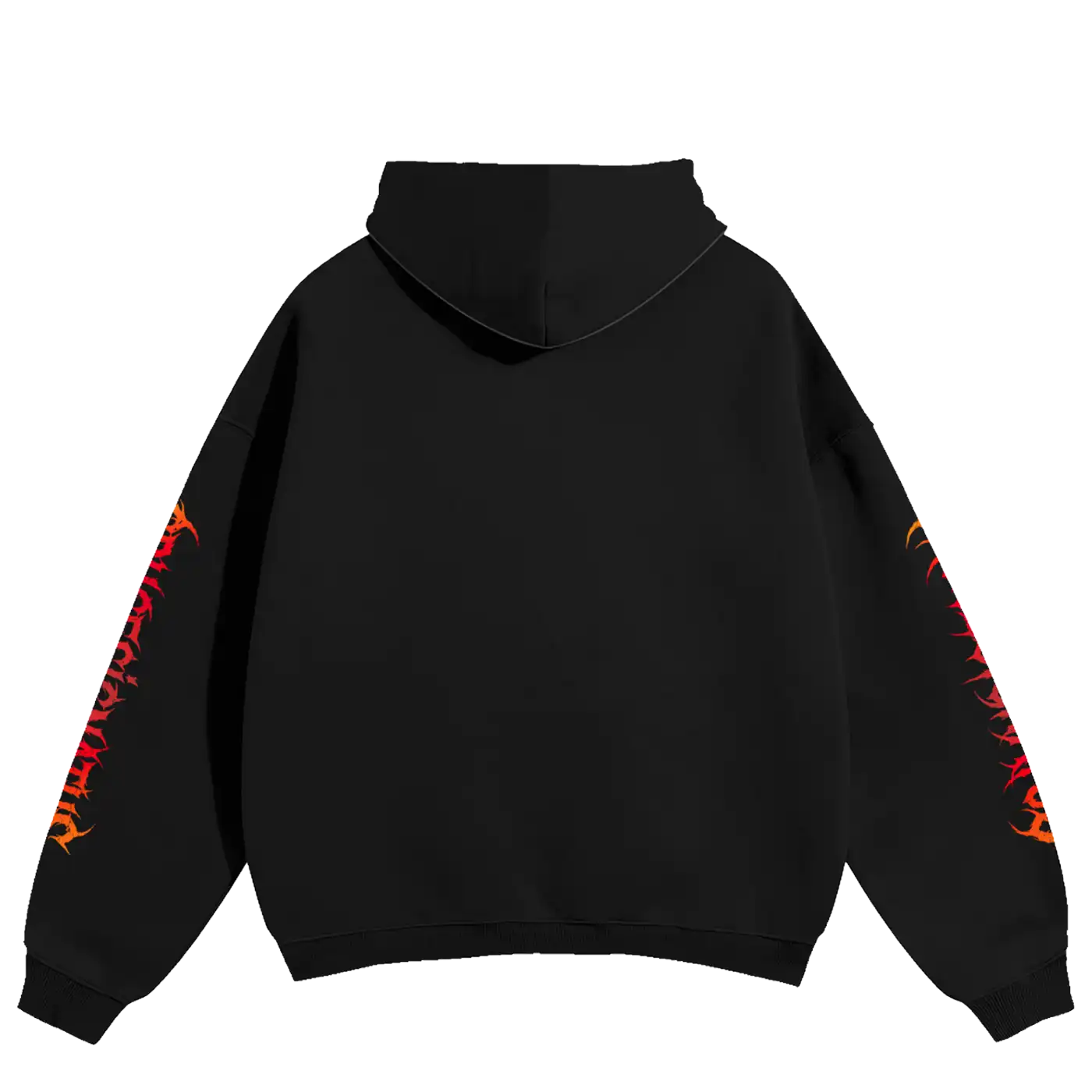Crucesignatus - Fire | Oversize Fleeced Hoodie - Image 3