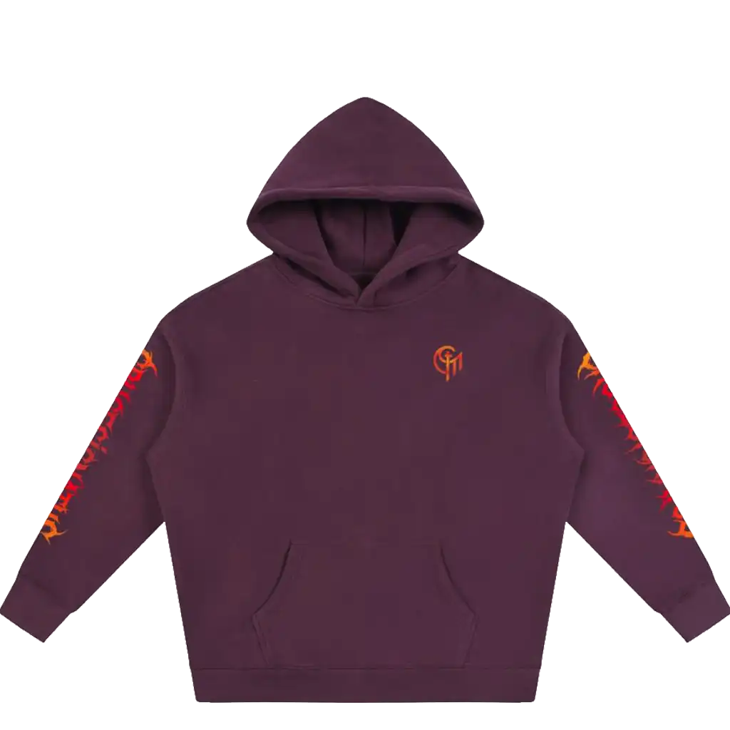Crucesignatus - Fire | Oversize Fleeced Hoodie - Image 4