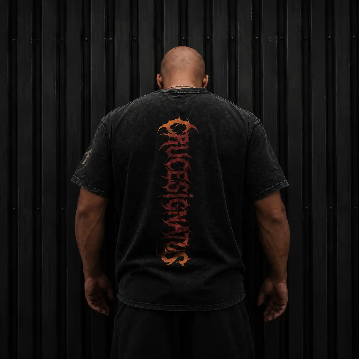 Crucesignatus : Fire | Heavyweight Oversized Tee - Image 4