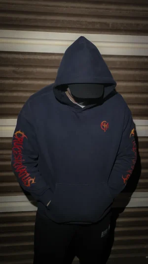 Crucesignatus - Fire | Oversize Fleeced Hoodie