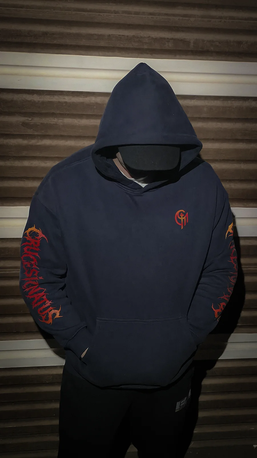 Crucesignatus - Fire | Oversize Fleeced Hoodie
