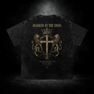 Marked By The Cross | Heavyweight Oversize Tee