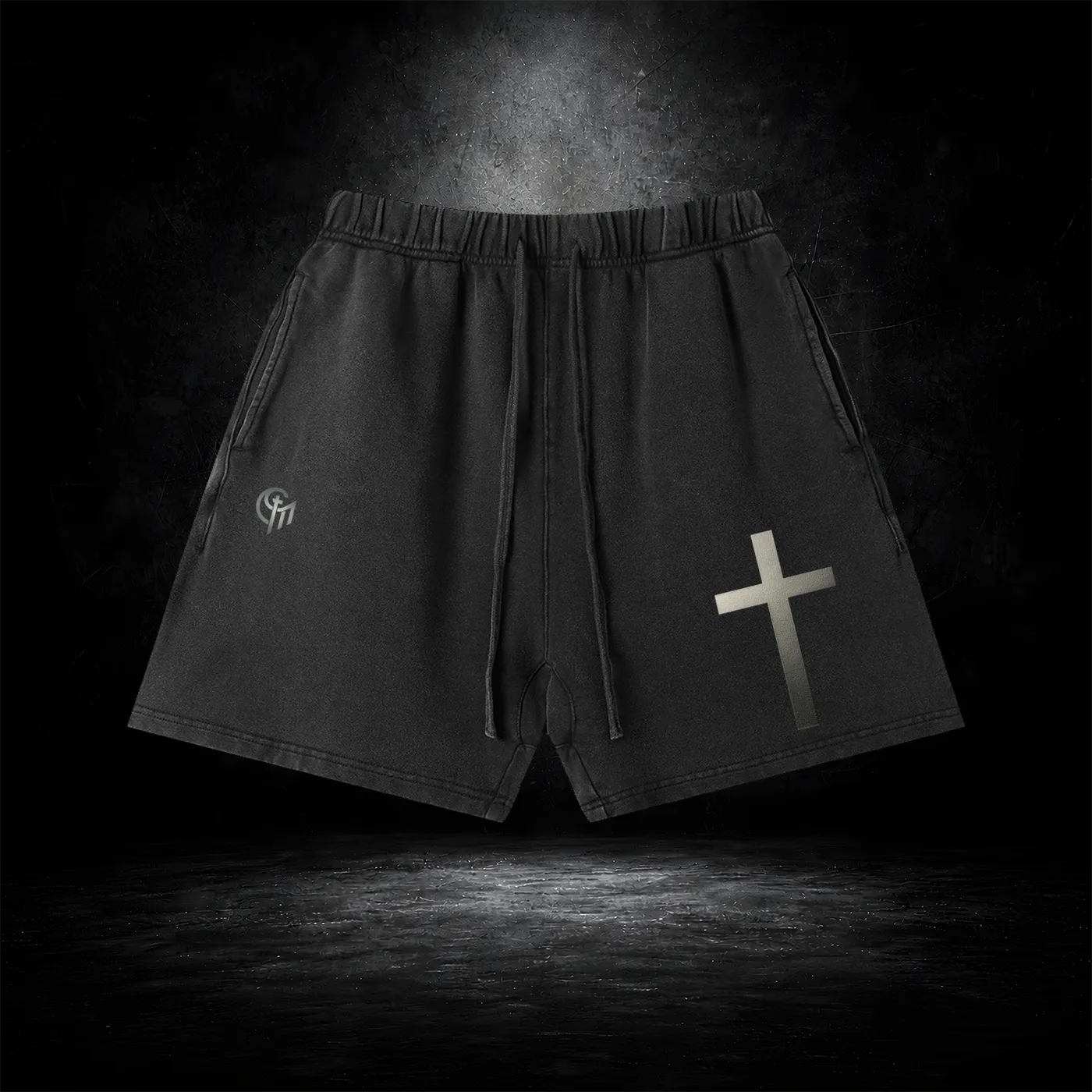 Pure Faith | Vintage Cotton Shorts - Image 2