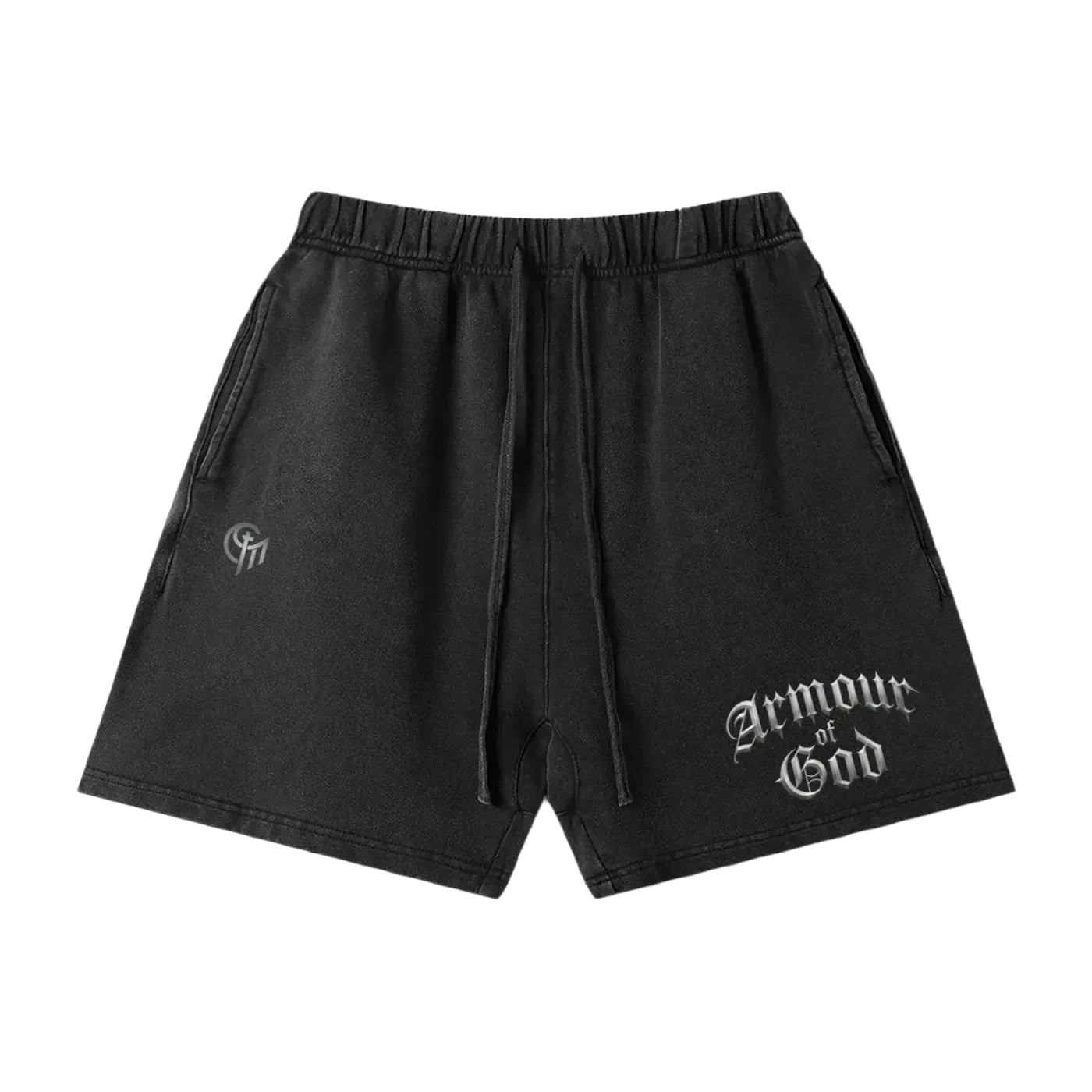 Armour of God | Vintage Cotton Shorts - Image 2