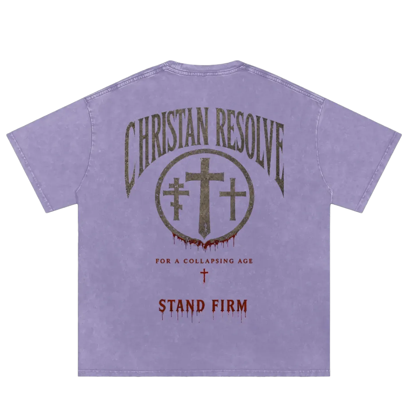 Christian Resolve | Heavyweight Oversized Tee - Image 4