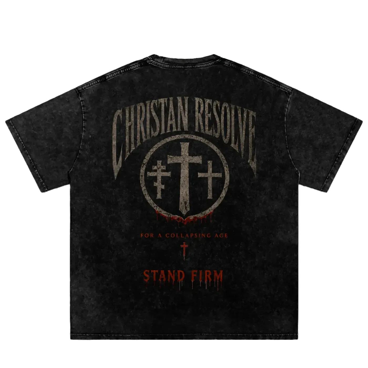 Christian Resolve | Heavyweight Oversized Tee - Image 2
