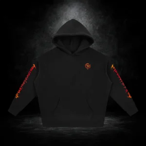 Crucesignatus - Fire | Oversize Fleeced Hoodie
