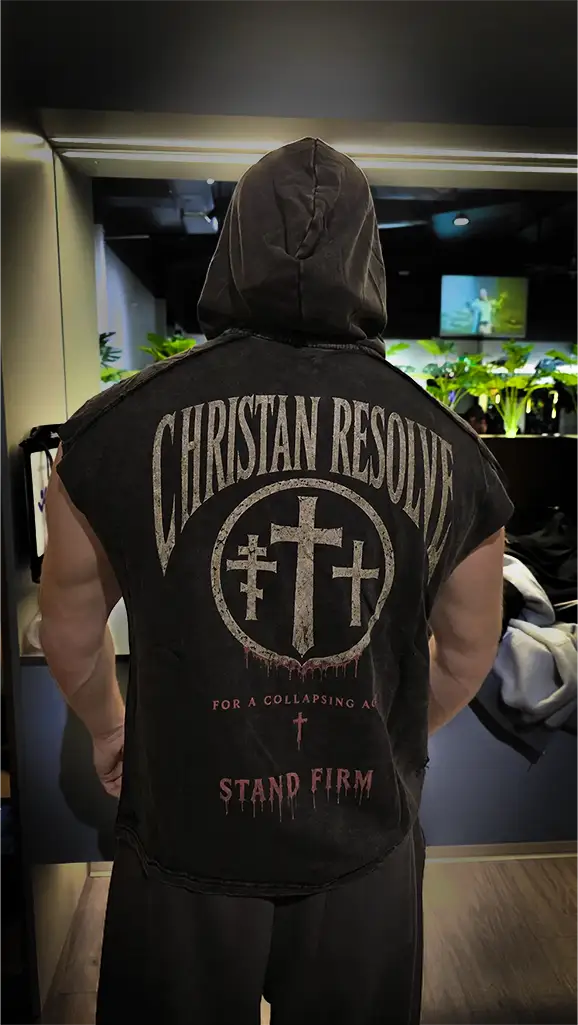 Christian Resolve | Vintage Sleeveless Hoodie