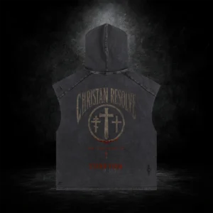 Christian Resolve | Vintage Sleeveless Hoodie